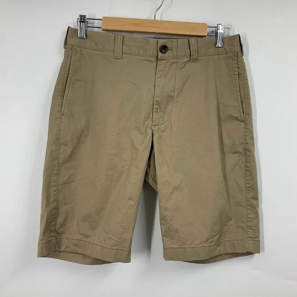 J.Crew Men's Stretch Cotton 10.5" Stretch Chino Flat Front Classic Short Size 29 - Picture 1 of 13